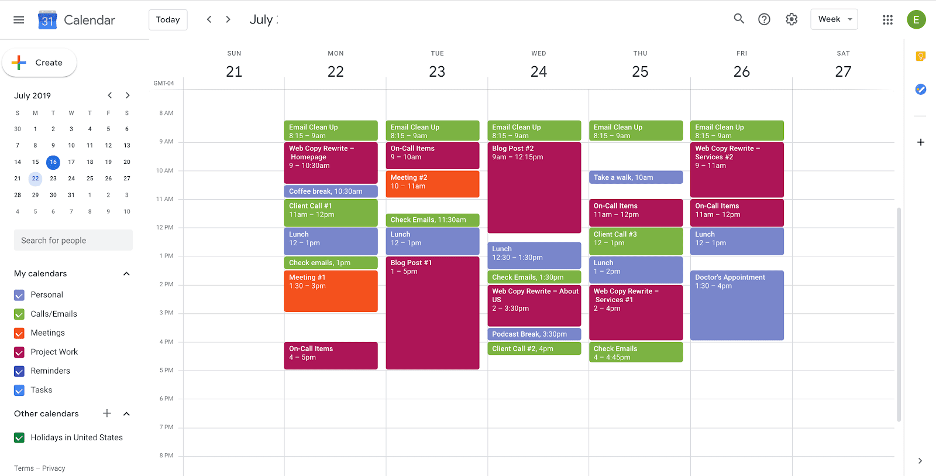 agenda, calendario