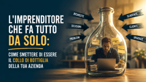 L'imprenditore che fa tutto da solo come smettere di essere il collo di bottiglia della tua azienda